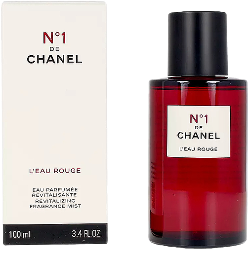N°1 DE CHANEL L'EAU ROUGE ACQUA PROFUMATA RIVITALIZZANTE PER IL CORPO 100ML