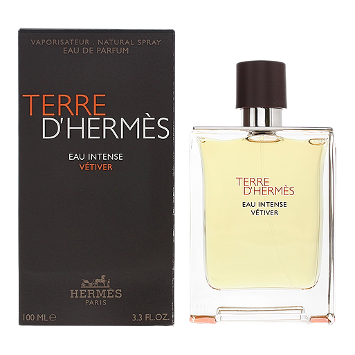 Terre d’Hermès Eau Intense Vétiver Eau de Parfum per uomo 100ml scatolato